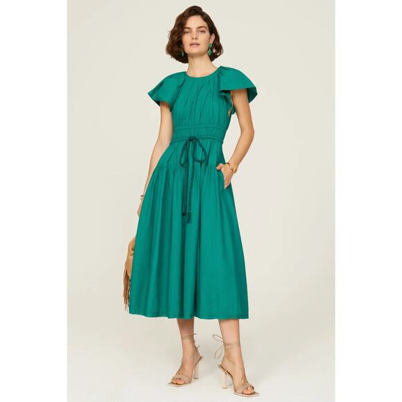 Ulla Johnson Darlene in Verdigris Dress Size 4 - Picture 1 of 15